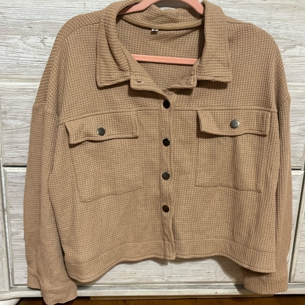 Boxy shacket